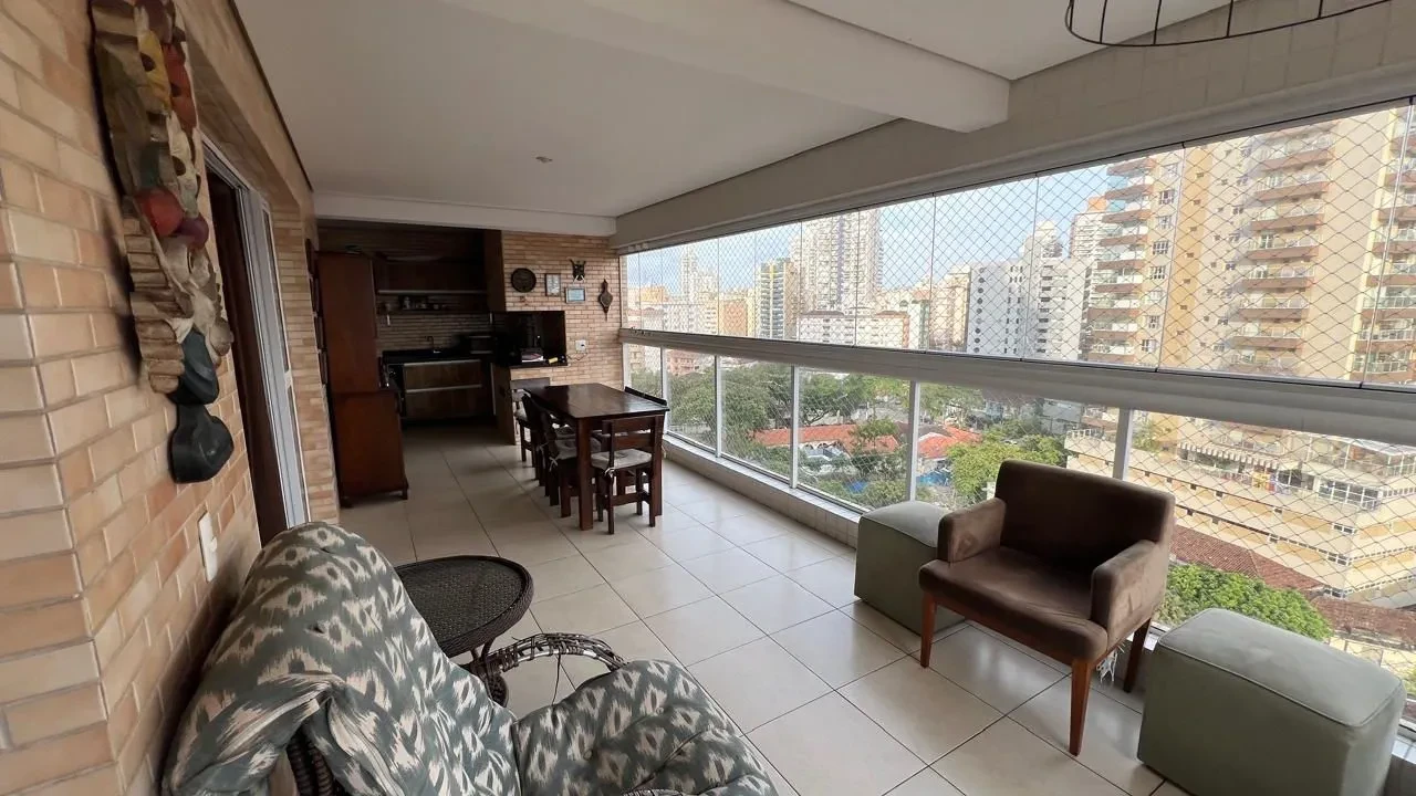 Imagem Apartamento com 3 Quartos à Venda, 136 m² em Gonzaga - Santos