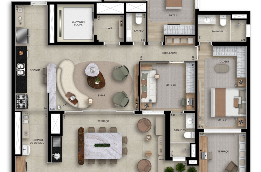Imagem Apartamento com 3 Quartos à Venda, 80 m²em Butantã - São Paulo
