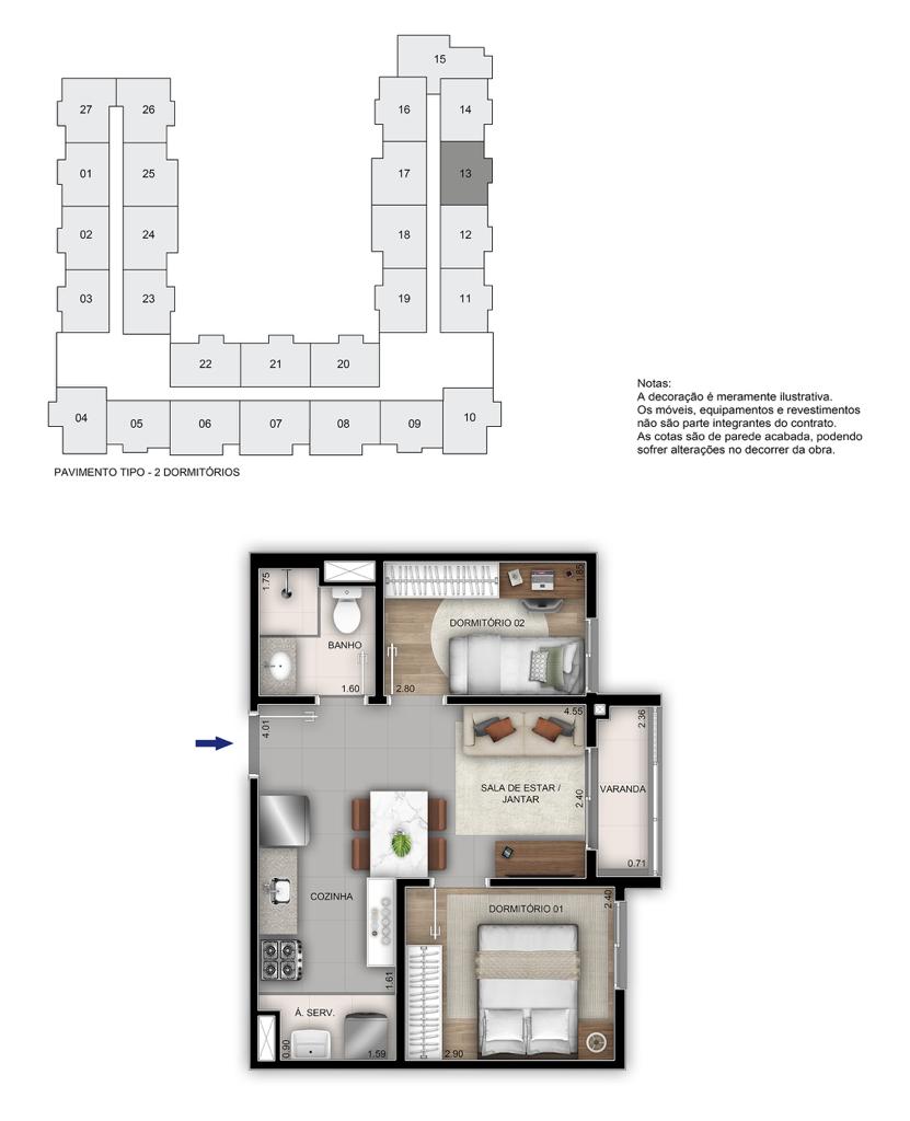 Imagem Apartamento com 2 Quartos à Venda, 40 m² em São Cristóvão - Rio de Janeiro