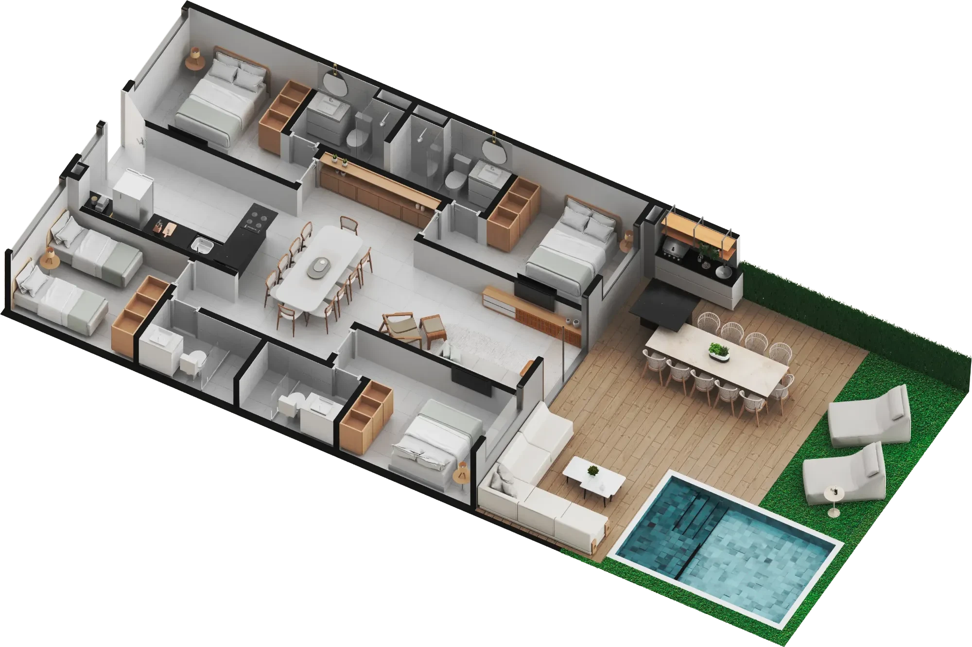 Imagem Apartamento com 3 Quartos à Venda, 131 metros em Tamandaré - Tamandaré