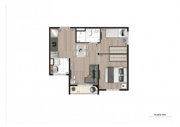Imagem Apartamento com 2 Quartos à Venda, 37 m² em Saúde - São Paulo
