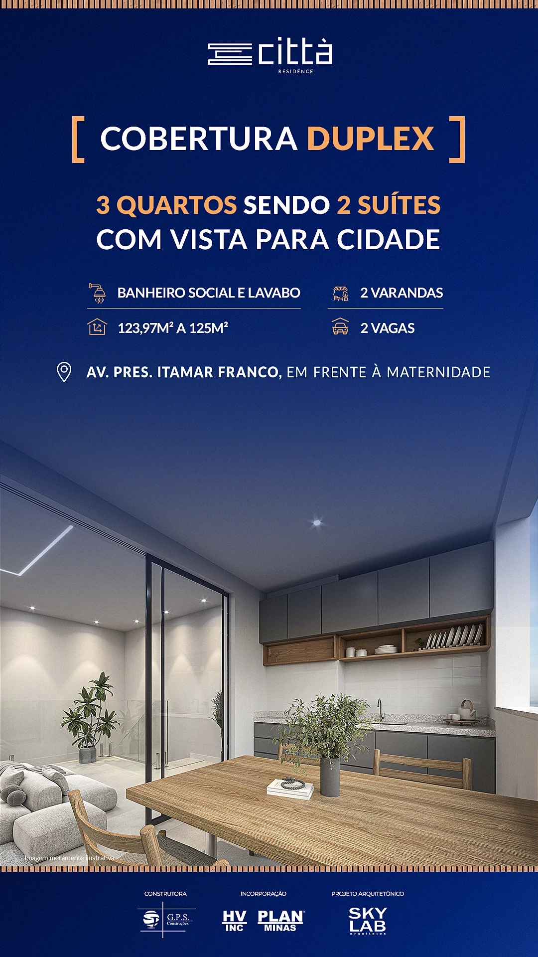 Imagem Apartamento com 2 Quartos à Venda, 54 m² em São Mateus - Juiz de Fora