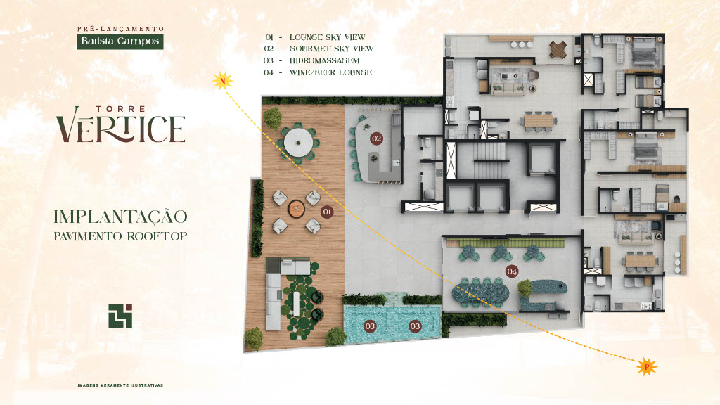 Imagem Apartamento com 1 Quarto à Venda, 46 m²em Batista Campos - Belém