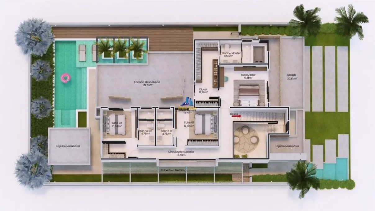 Imagem Casa de Condomínio com 4 Quartos à Venda, 349 m² em Loteamento Alphaville Jundiaí - Fase 01 - Jundiaí