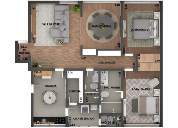 Imagem Apartamento com 3 Quartos à Venda, 161 m² em Vila Nova Conceição - São Paulo