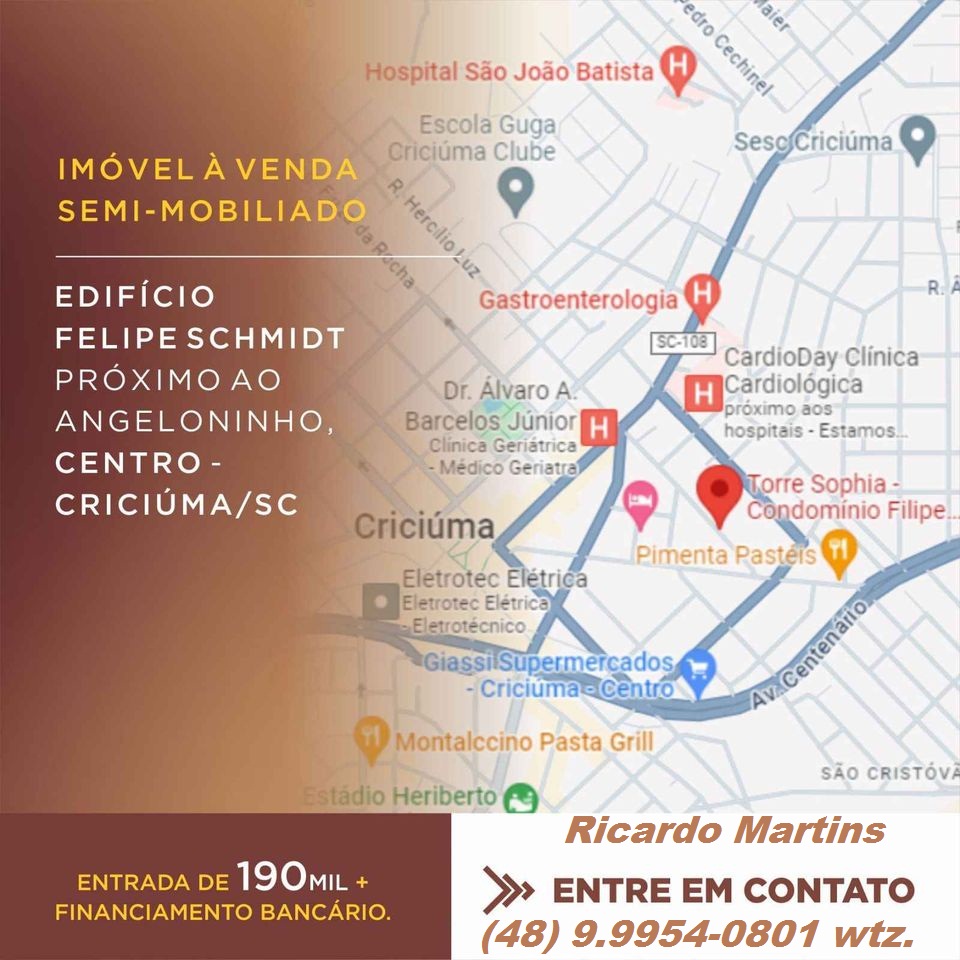 Imagem Apartamento com 3 Quartos à Venda, 83 m²em Centro - Criciúma