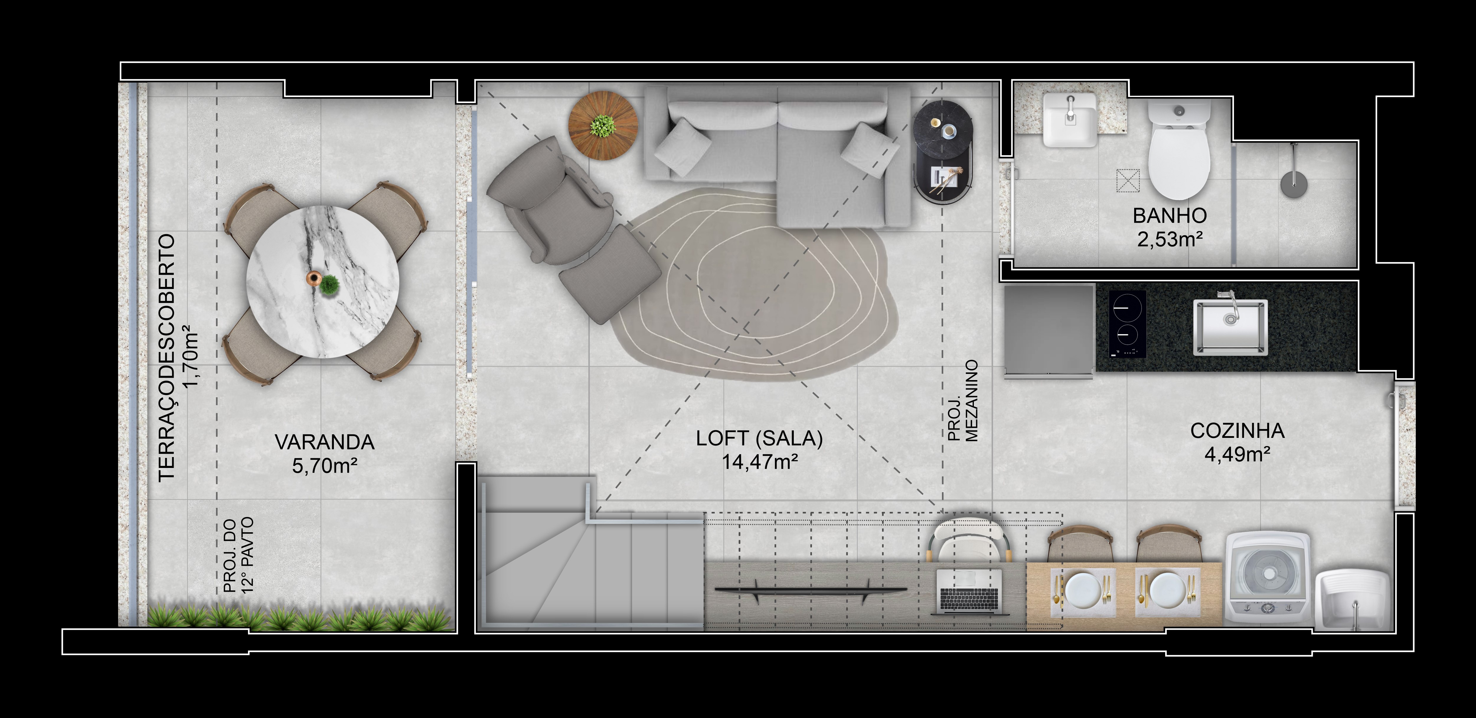 Imagem Apartamento com 1 Quarto à Venda, 32 m² em Praia da Costa - Vila Velha