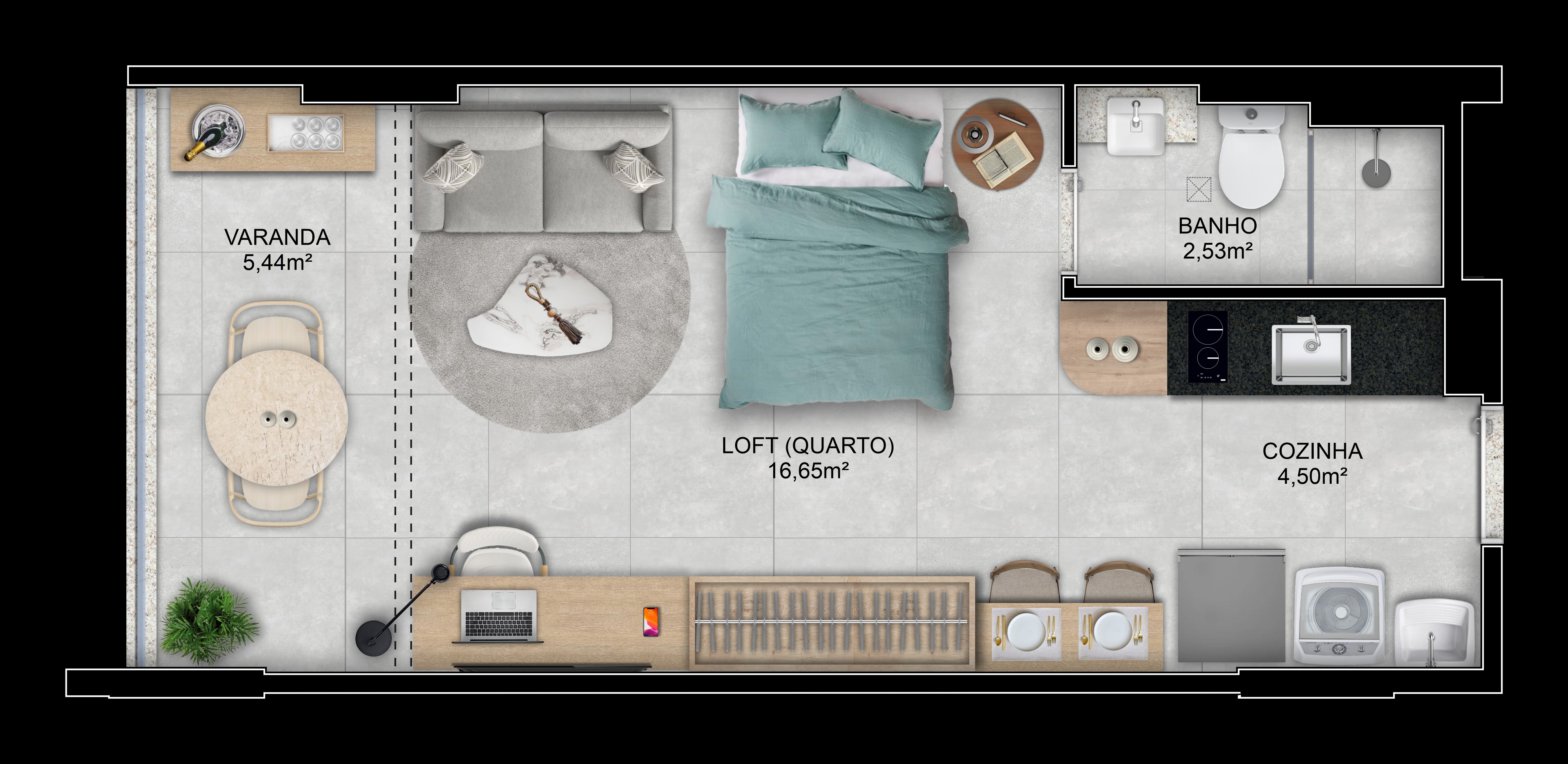 Imagem Apartamento com 1 Quarto à Venda, 32 m² em Praia da Costa - Vila Velha