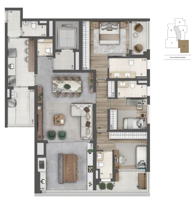 Imagem Apartamento com 3 Quartos à Venda, 157 m² em Jardim das Acácias - São Paulo