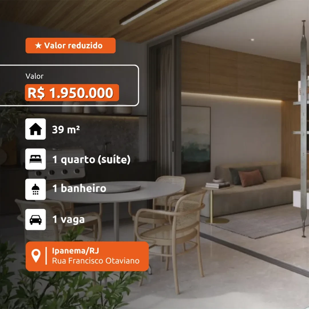 Imagem Apartamento com 2 Quartos à Venda, 60 m² em Copacabana - Rio de Janeiro
