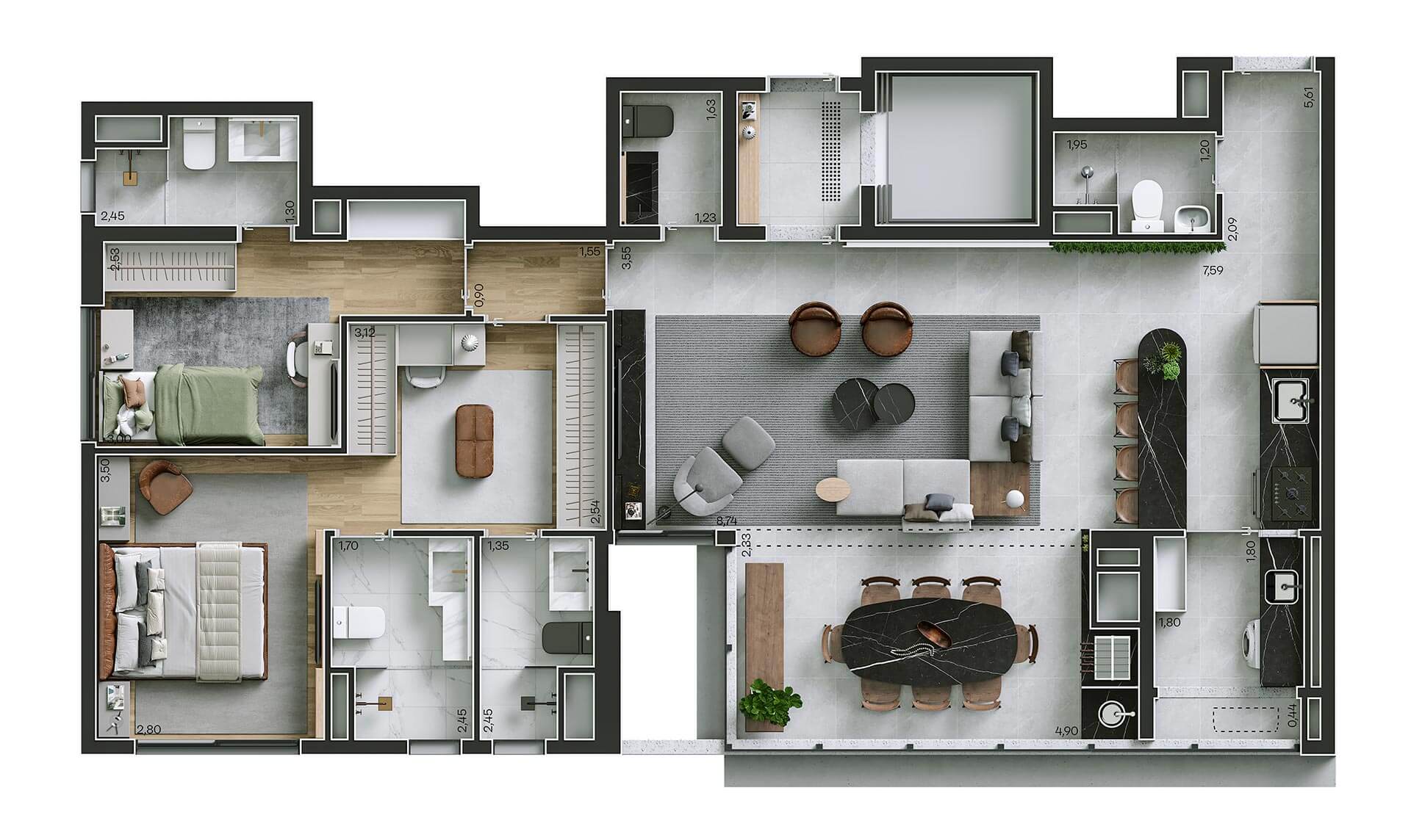 Imagem Apartamento com 3 Quartos à Venda, 110 m²em Água Branca - São Paulo