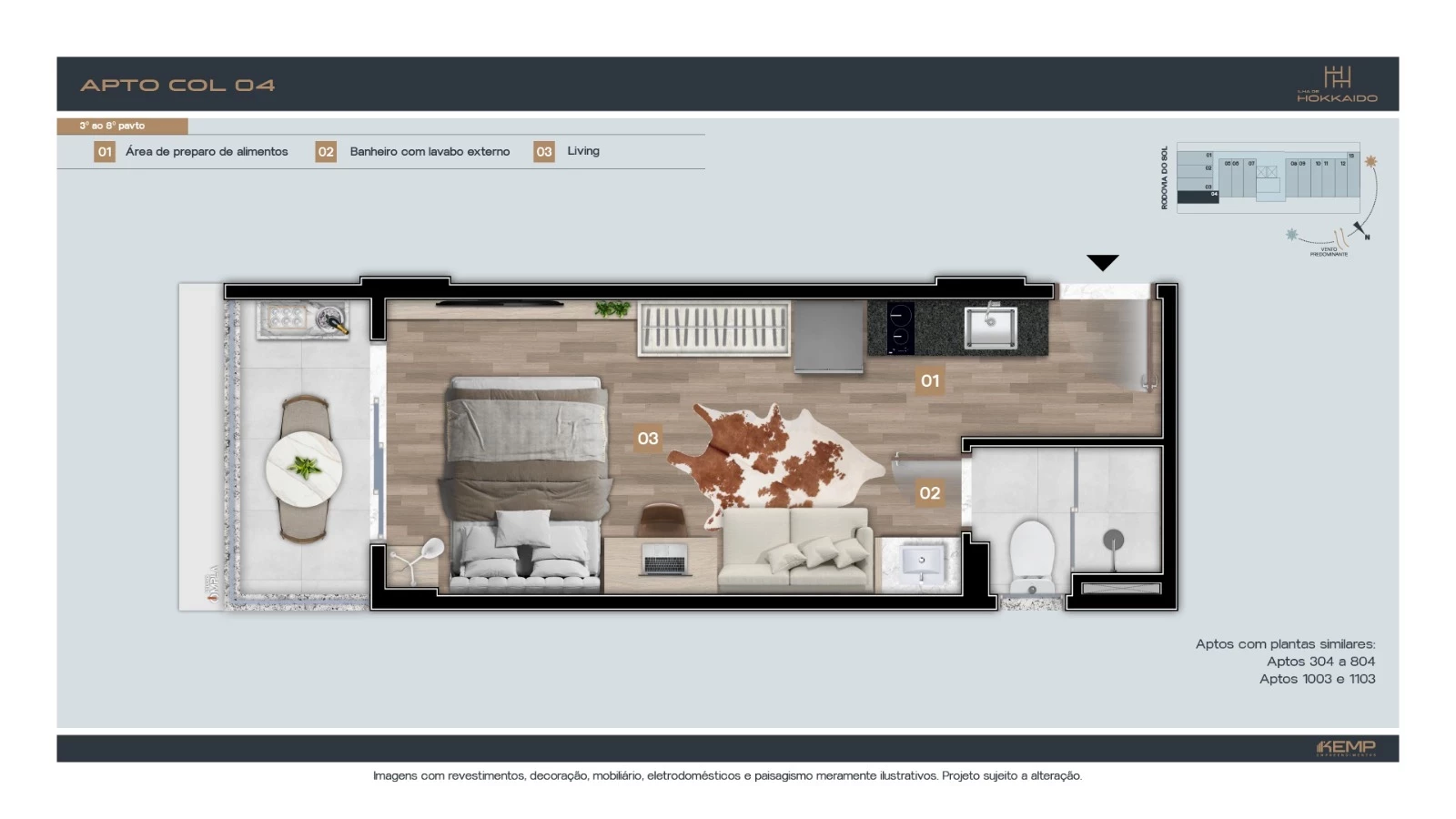 Imagem Apartamento com 1 Quarto à Venda, 40 m² em Praia de Itaparica - Vila Velha