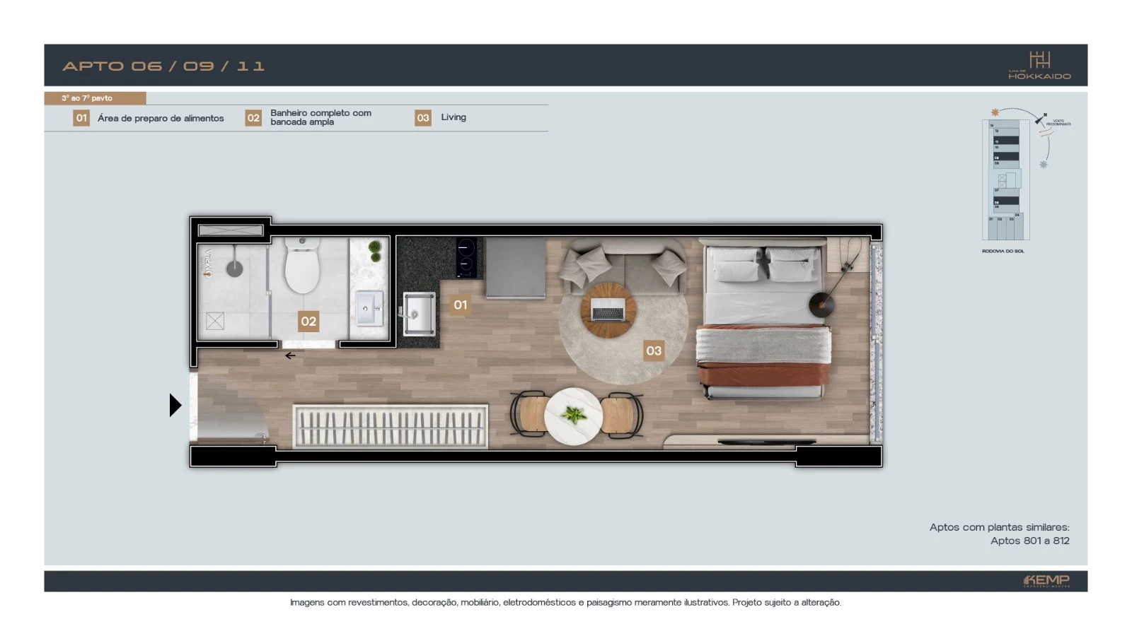Imagem Apartamento com 1 Quarto à Venda, 40 m² em Praia de Itaparica - Vila Velha