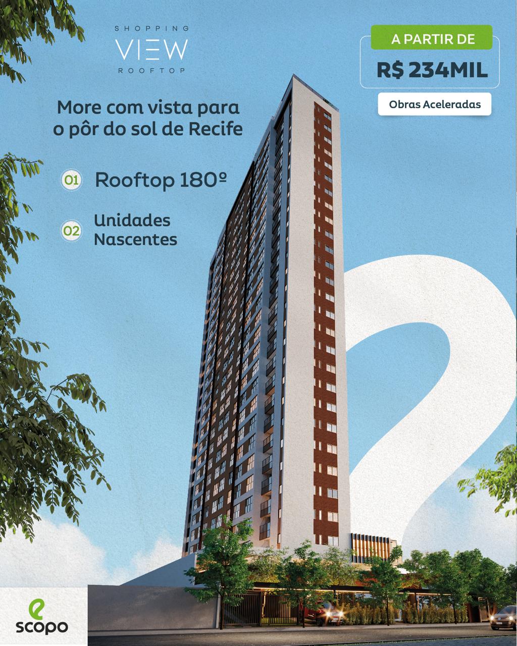 Flat com 2 Quartos à Venda, 48 m² em Boa Viagem - Recife