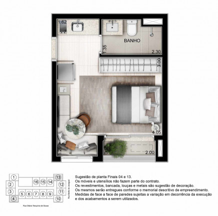 Kitnet com 1 Quarto à Venda, 25 m² em Campo Belo - São Paulo