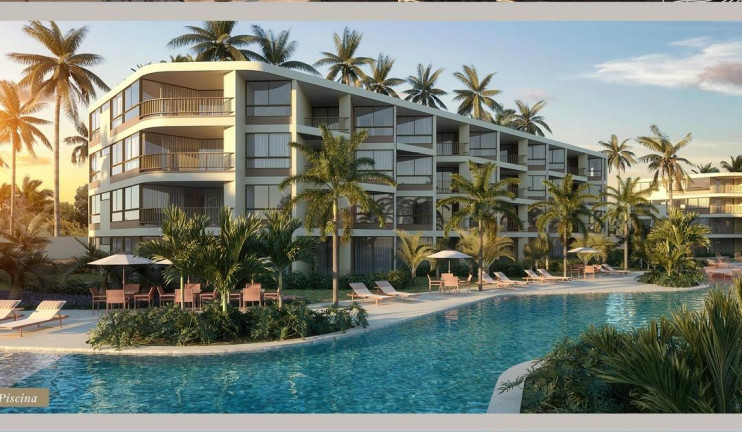 Flat com 1 Quarto à Venda,  em Praia dos Carneiros - Tamandaré