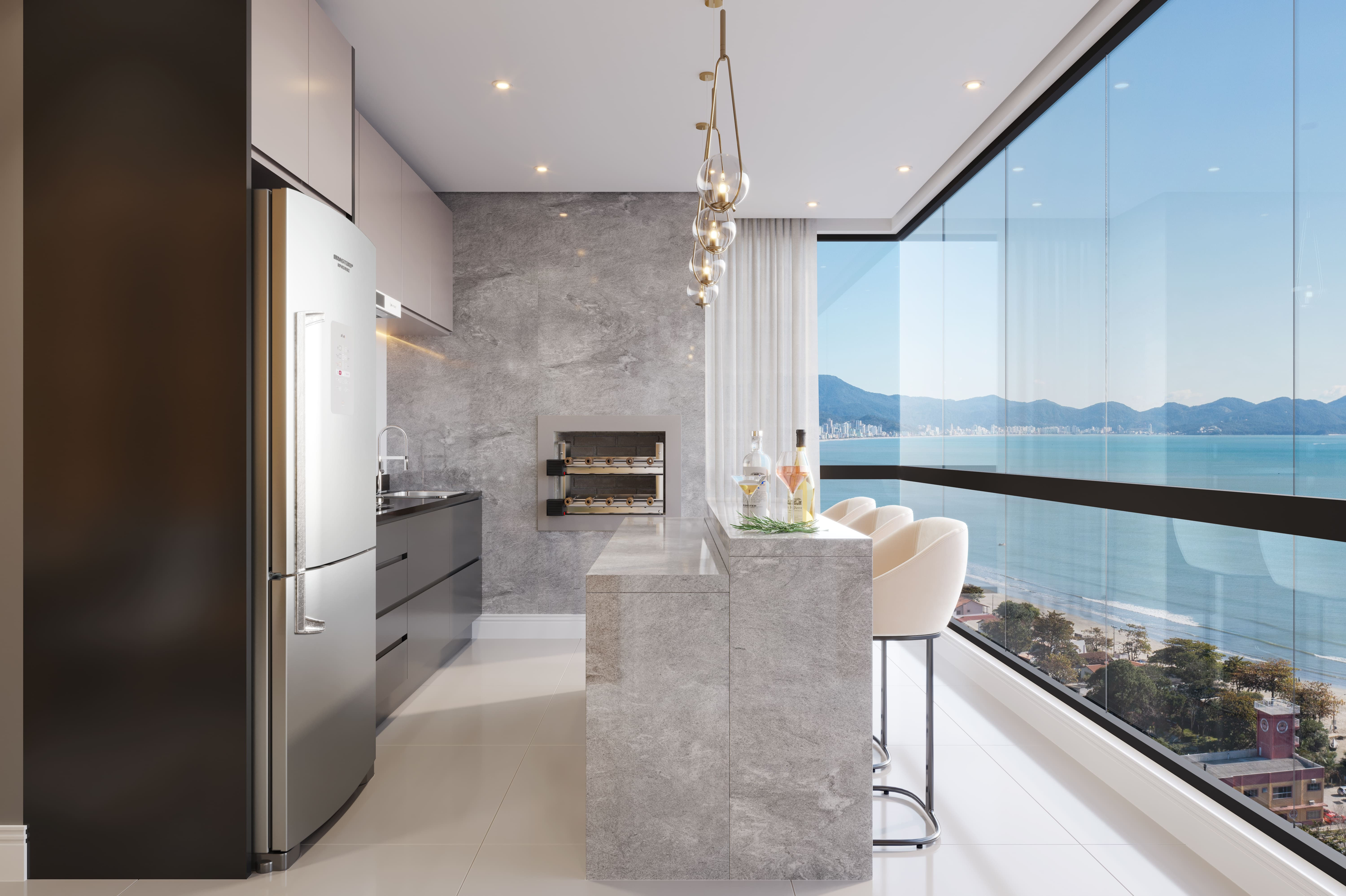 Imagem Apartamento com 3 Quartos à Venda, 120 m²em Balneário Perequê  - Porto Belo