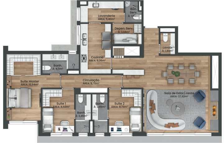 Imagem Apartamento com 3 Quartos à Venda, 208 m² em Mont Serrat - Porto Alegre