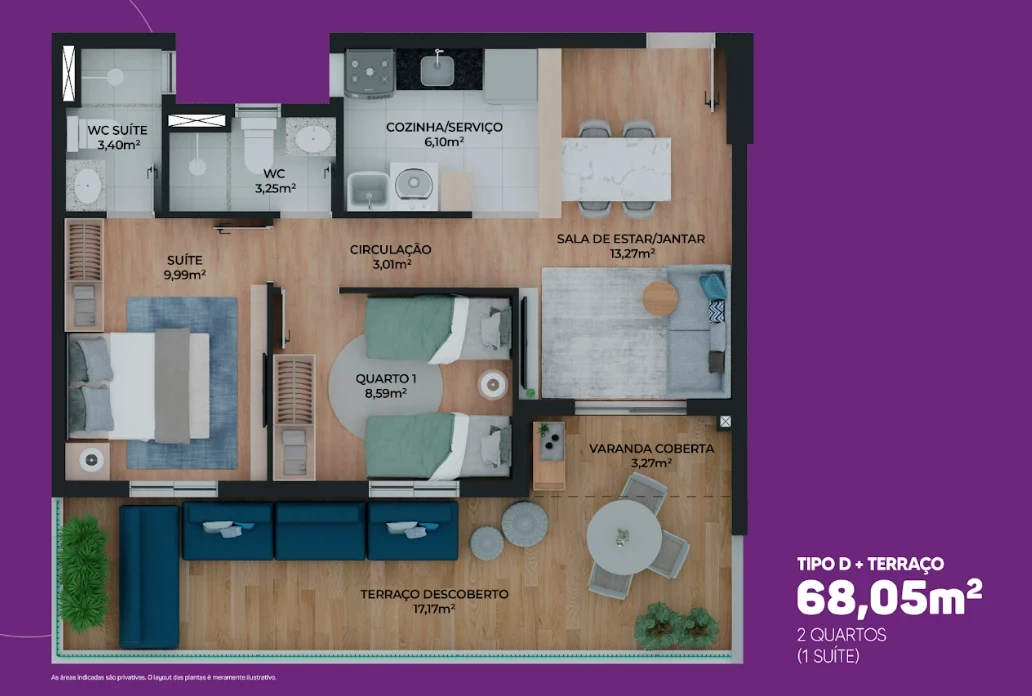 Imagem Apartamento com 3 Quartos à Venda, 50 m² em Monte Castelo - Fortaleza
