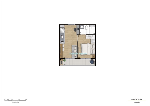 Imagem Apartamento com 1 Quarto à Venda, 27 m²em Belenzinho - São Paulo