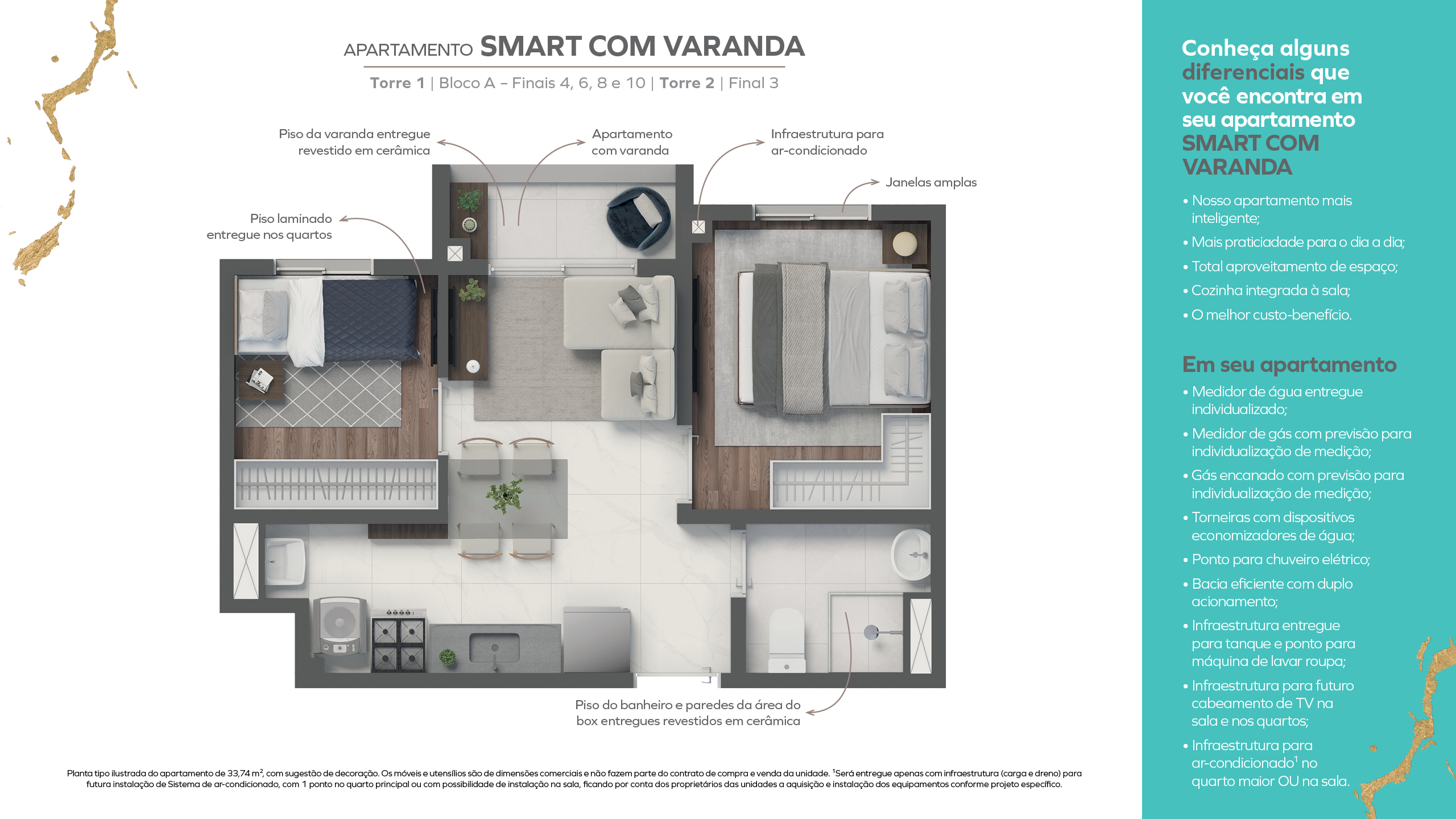 Imagem Apartamento com 2 Quartos à Venda, 32 m² em  - 