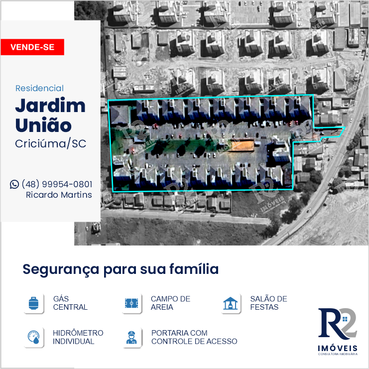 Imagem Apartamento com 2 Quartos à Venda, 46 m² em Mina União - Criciúma