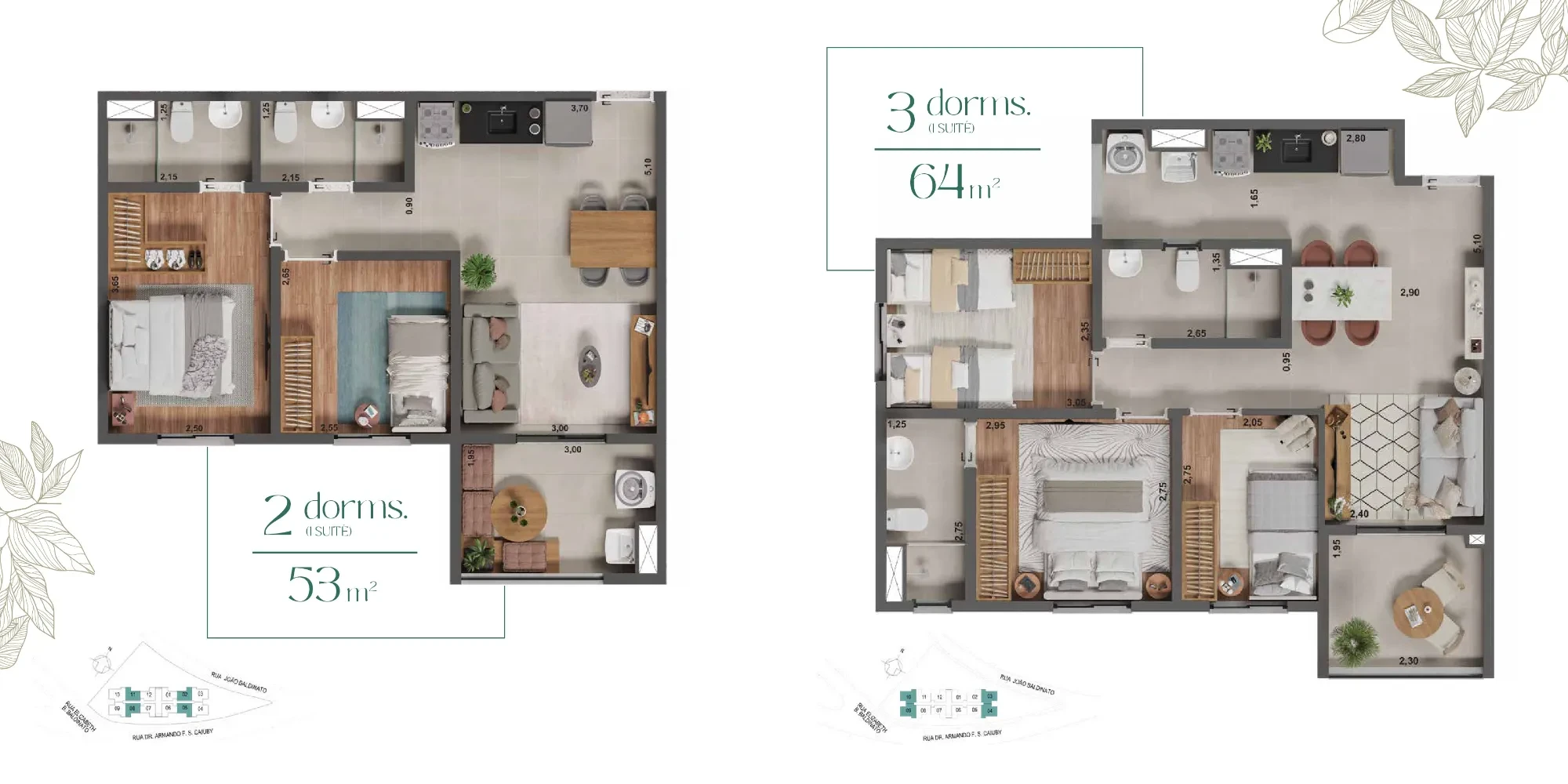 Imagem Apartamento com 2 Quartos à Venda, 53 m² em Vila Suzana - São Paulo