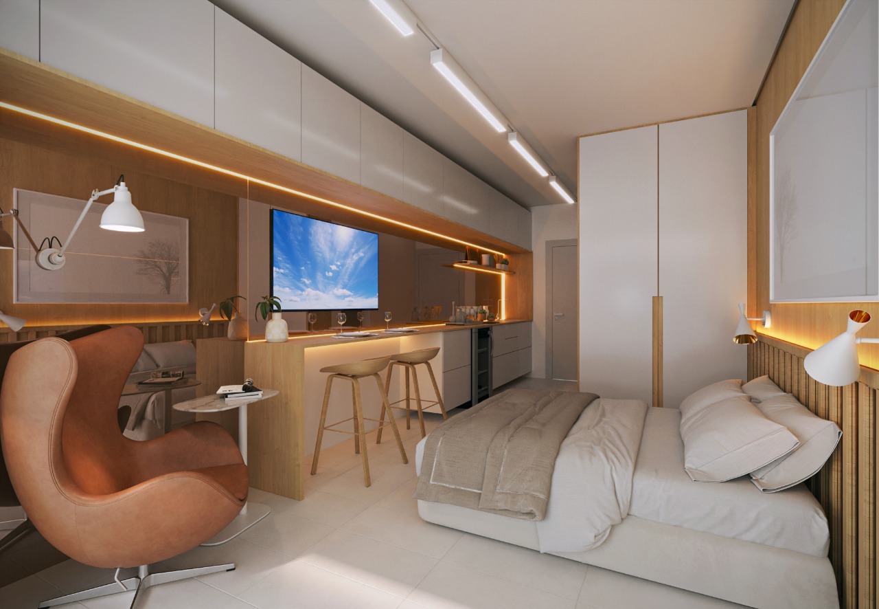 Foto do imóvel: Apartamento com 1 Quarto à Venda, 28 m² em Centro - Tamandaré