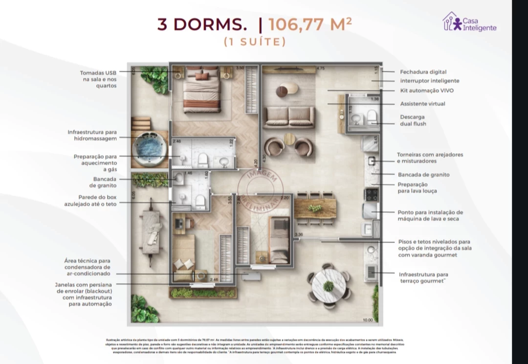 Imagem Apartamento com 3 Quartos à Venda, 74 m² em Gopoúva - Guarulhos