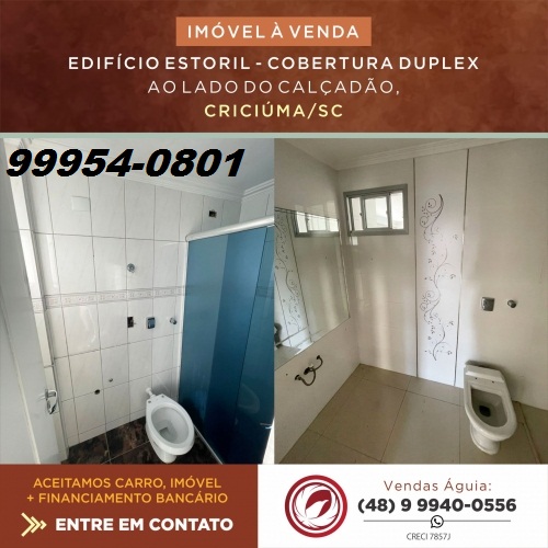 Imagem Cobertura com 3 Quartos à Venda, 291 m² em Centro - Criciúma