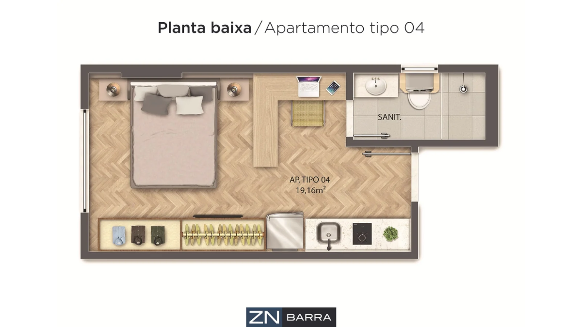 Imagem Studio com 1 Quarto à Venda, 18 m²em Barra - Salvador