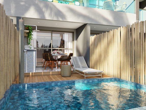 Imagem Apartamento com 1 Quarto à Venda, 30 m² em Praia dos Carneiros - Tamandaré