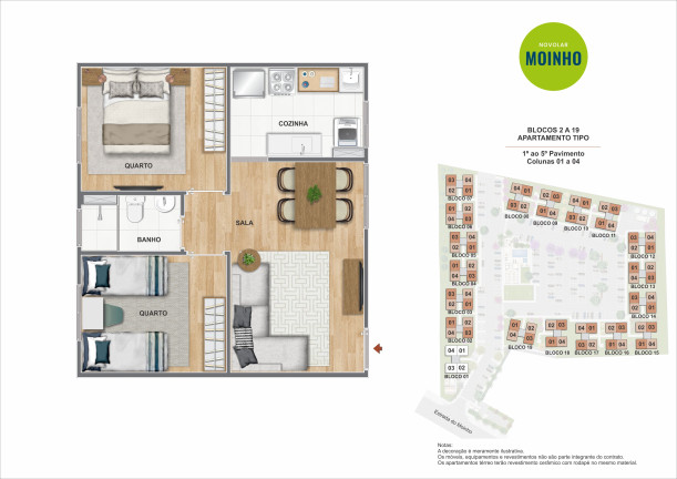 Imagem Apartamento com 2 Quartos à Venda, 44 m² em Campo Grande - Rio de Janeiro