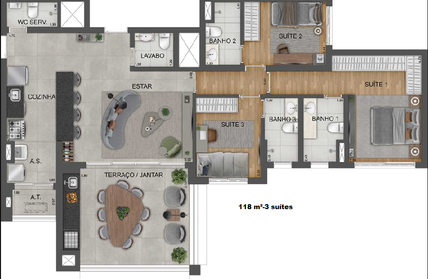 Imagem Apartamento com 2 Quartos à Venda, 66 m²em Mooca - São Paulo