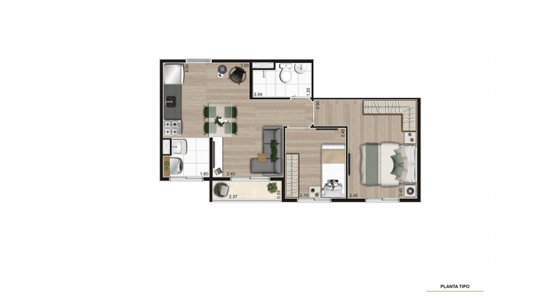 Imagem Apartamento com 2 Quartos à Venda, 37 m² em Água Branca - São Paulo
