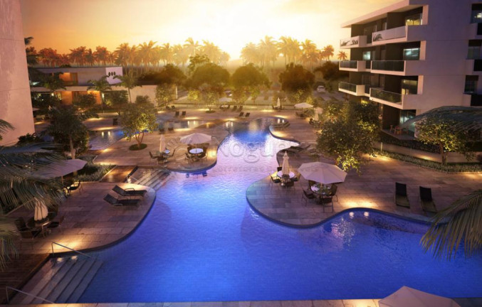 Apartamento com 1 Quarto à Venda, 29 m² em Praia de Muro Alto - Ipojuca