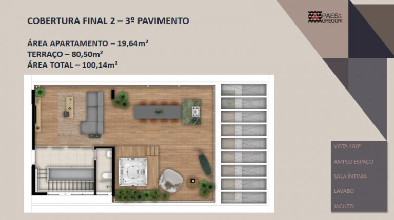 Imagem Cobertura com 3 Quartos à Venda, 348 m²em Jardim Paulista - São Paulo