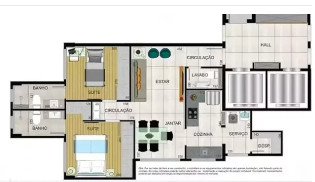 Imagem Apartamento com 2 Quartos à Venda, 73 metros em Vila Paris - Belo Horizonte