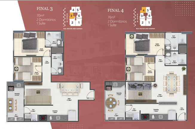 Imagem Apartamento com 3 Quartos à Venda,  em Guilhermina - Praia Grande