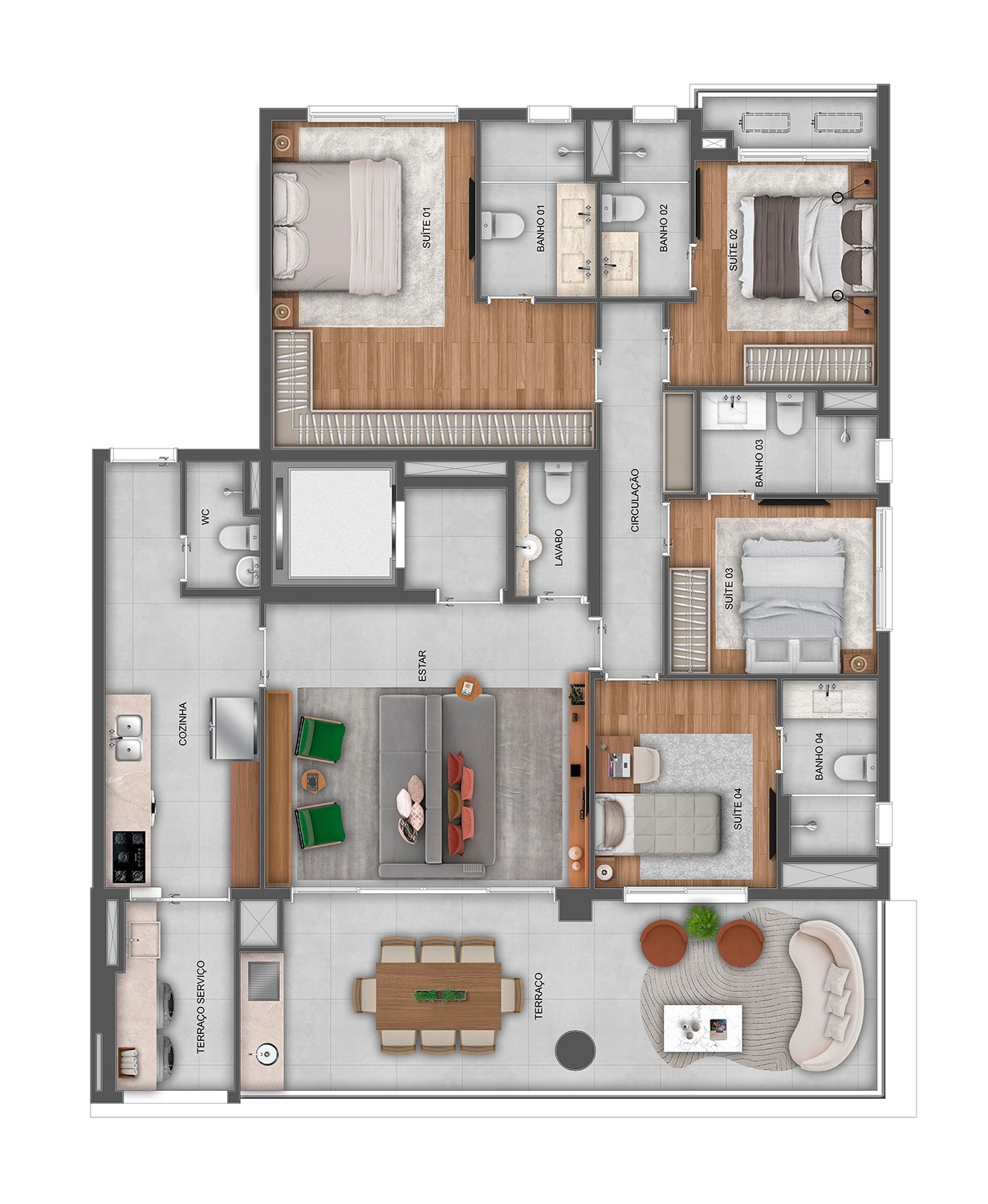 Imagem Apartamento com 3 Quartos à Venda, 164 m²em Pinheiros - São Paulo