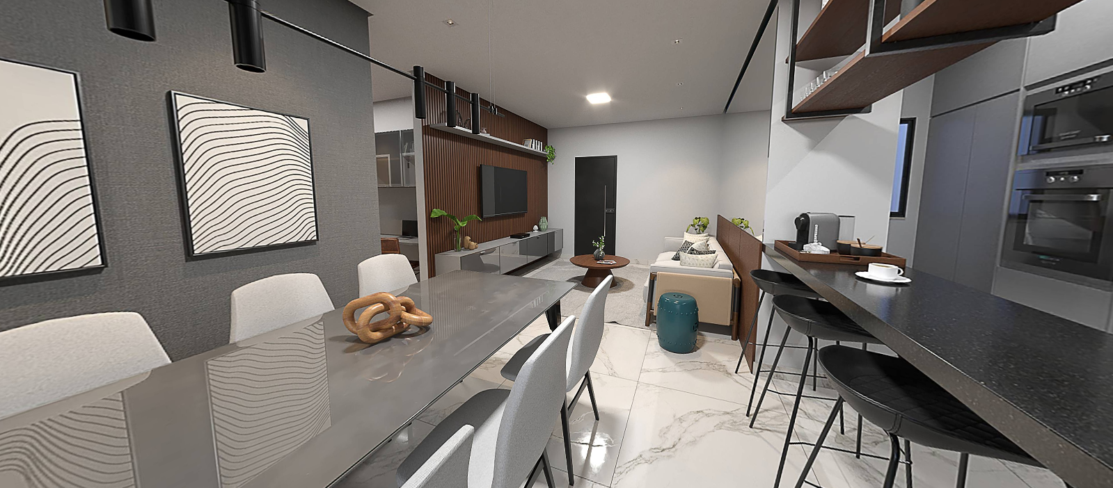 Imagem Apartamento com 3 Quartos à Venda, 103 m² em Estrela Sul - Juiz de Fora