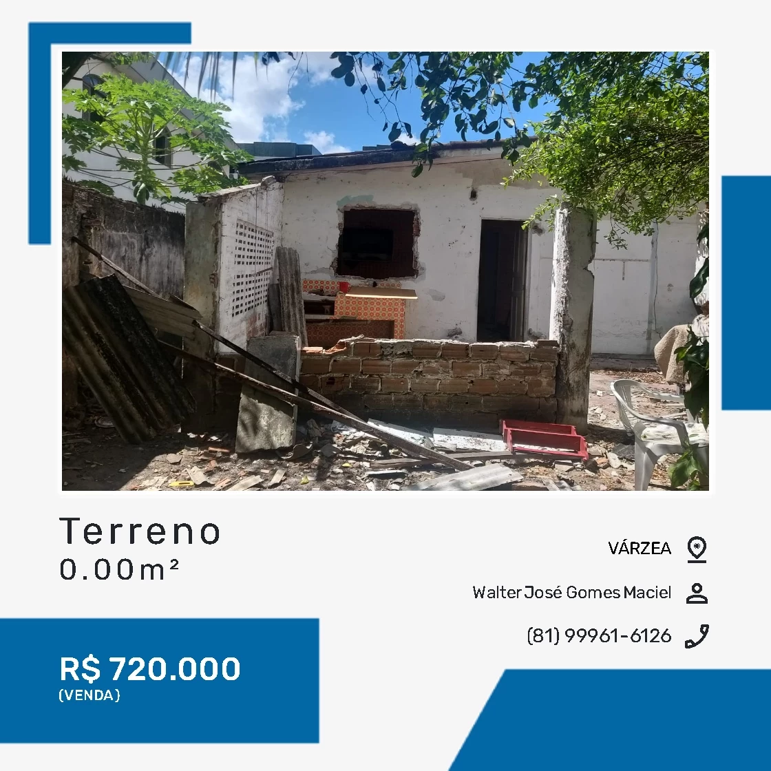 Foto do imóvel: Terreno à Venda, 1.000 m² em Várzea - Recife