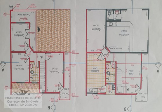 Imagem Sobrado com 3 Quartos à Venda, 129 m² em Jardim São José - Cruzeiro