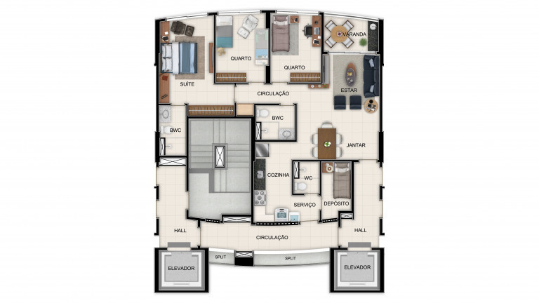 Imagem Apartamento com 3 Quartos à Venda, 88 m² em Graças - Recife