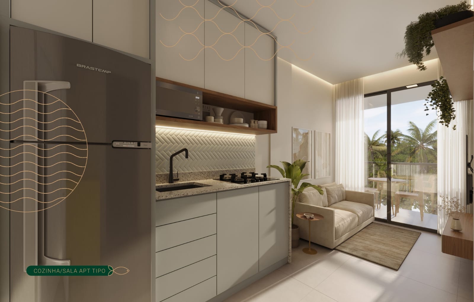 Foto do imóvel: Apartamento com 1 Quarto à Venda, 29 m² em Centro - Tamandaré