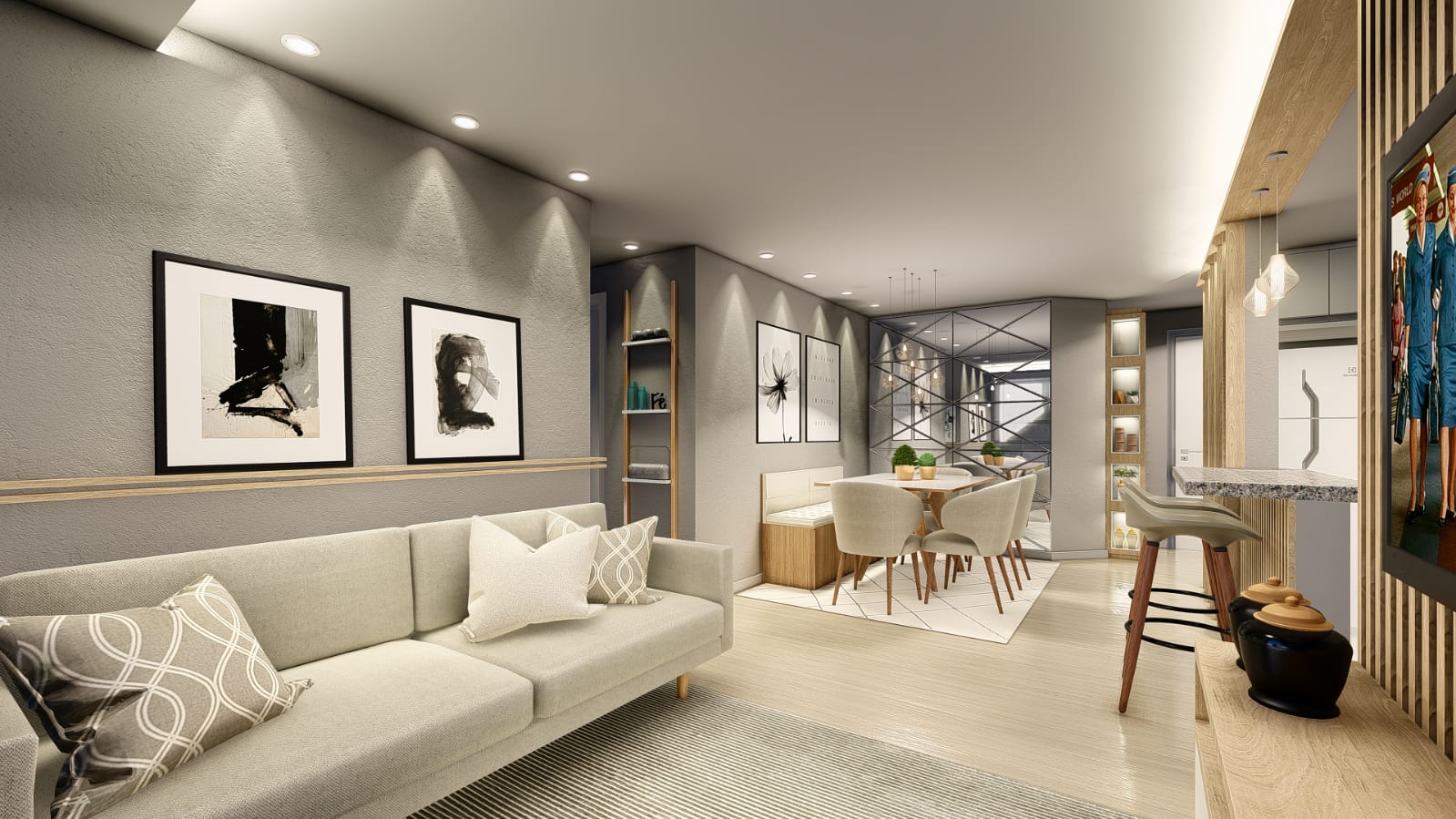 Imagem Apartamento com 2 Quartos à Venda, 68 m²em Capão Raso - Curitiba