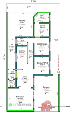 Imagem Casa de Condomínio com 2 Quartos à Venda, 132 m² em Vila Industrial - Bauru
