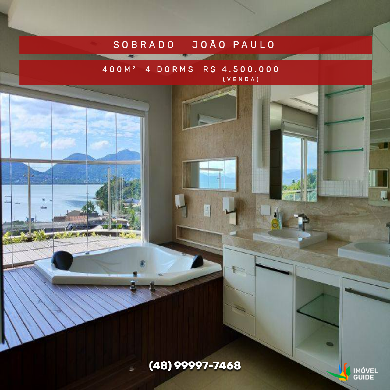 Foto do imóvel: Sobrado com 5 Quartos à Venda, 480 m² em João Paulo - Florianópolis