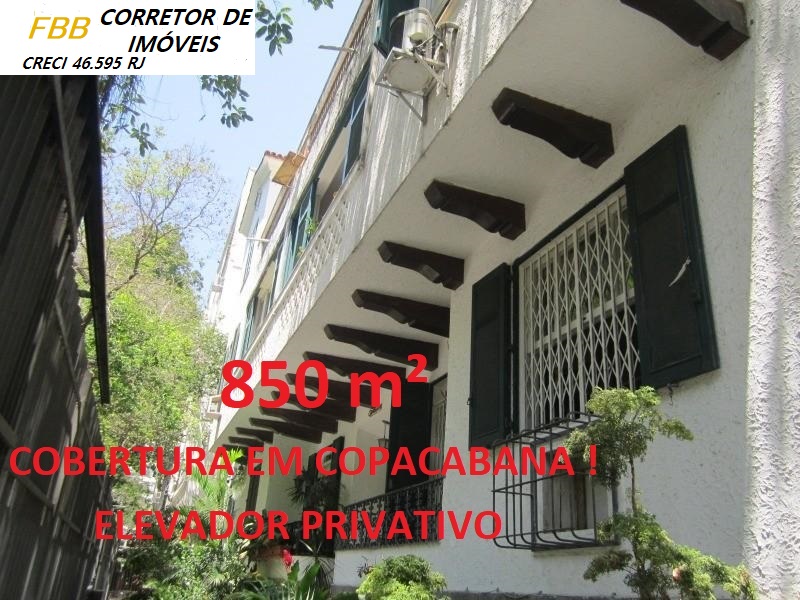 Imagem Cobertura com 6 Quartos à Venda, 850 m² em Copacabana - Rio de Janeiro