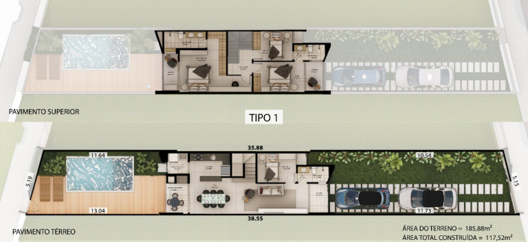Imagem Casa com 3 Quartos à Venda, 119 m² em Coité - Eusébio